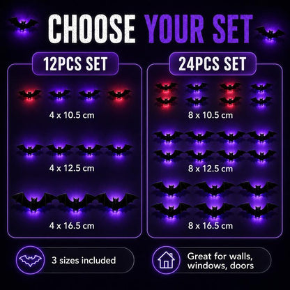 Batora™ 3D LED Bat Light Decorations