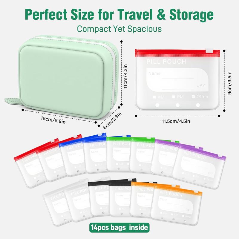 Pillora™ Waterproof Medicine Organizer